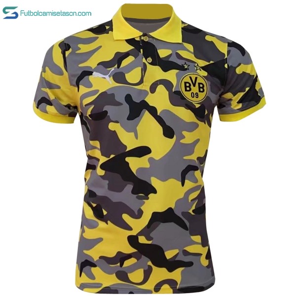 Polo Borussia Dortmund 2017/18 Amarillo Gris